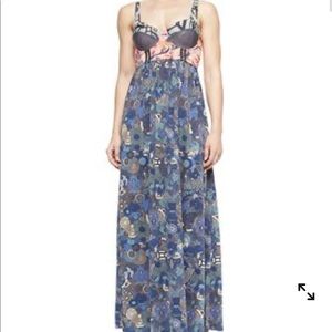 MAAJI corset maxi dress